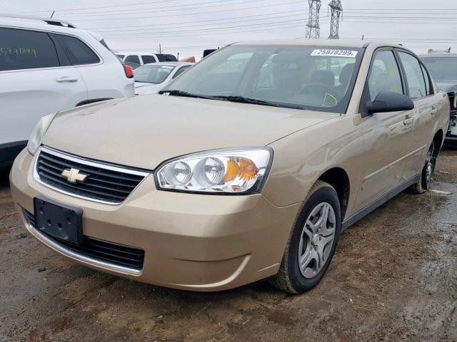 1G1ZS58FX7F159552 - 2007 CHEVROLET MALIBU LS GOLD photo 2