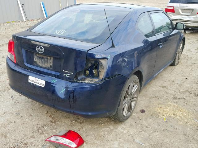 JTKJF5C70B3018761 - 2011 TOYOTA SCION TC 蓝色 照片 4