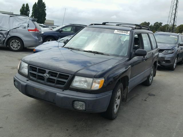 JF1SF6351XH737825 - 1999 SUBARU FORESTER L GREEN photo 2