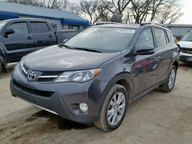 2T3DFREV0FW374041 - 2015 TOYOTA RAV4 LIMIT GRAY photo 2