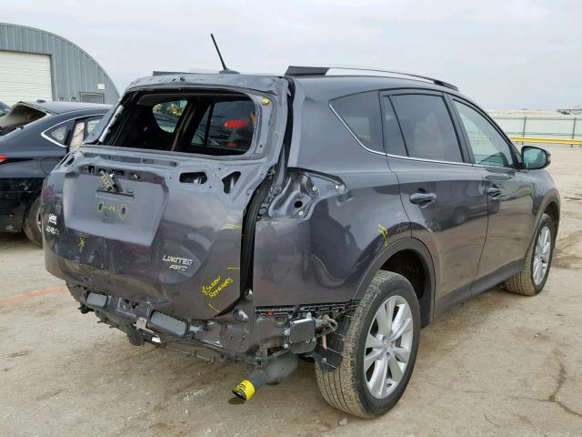 2T3DFREV0FW374041 - 2015 TOYOTA RAV4 LIMIT GRAY photo 4