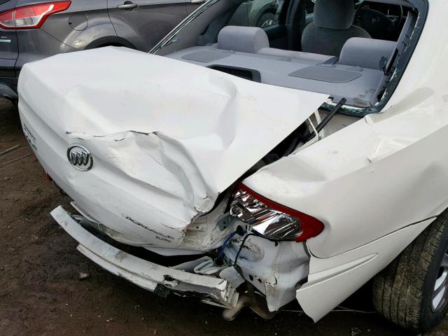 2G4WC582461207262 - 2006 BUICK LACROSSE C WHITE photo 9