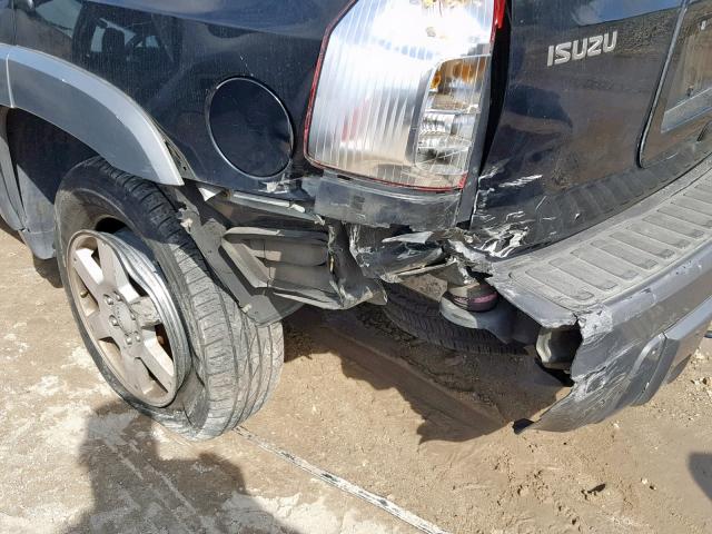 4NUDS13S752703108 - 2005 ISUZU ASCENDER S შავი ფოტო 9