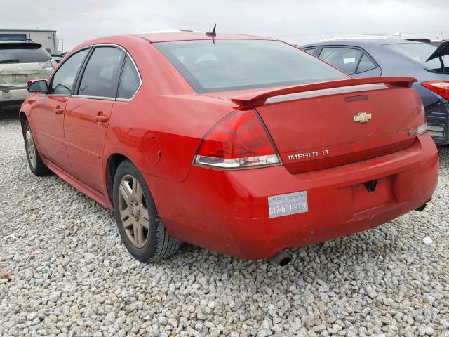 2G1WG5E33C1168951 - 2012 CHEVROLET IMPALA LT RED photo 3