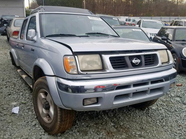 1N6ED27Y7YC355675 - 2000 NISSAN FRONTIER C GRAY photo 1