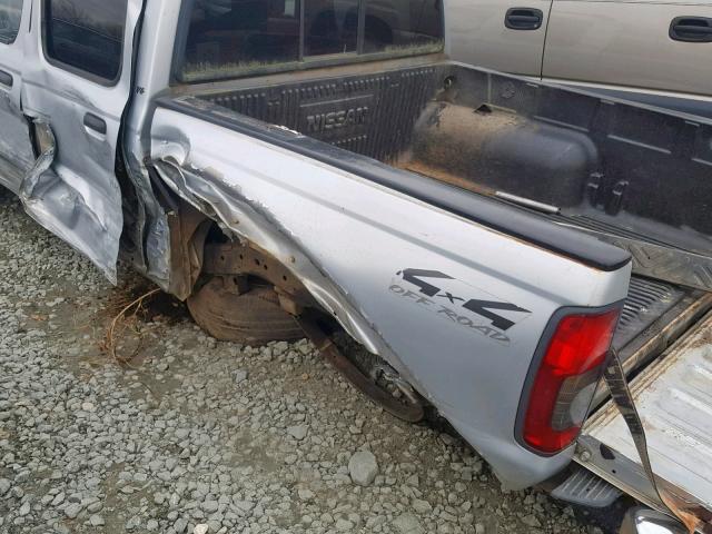 1N6ED27Y7YC355675 - 2000 NISSAN FRONTIER C GRAY photo 10