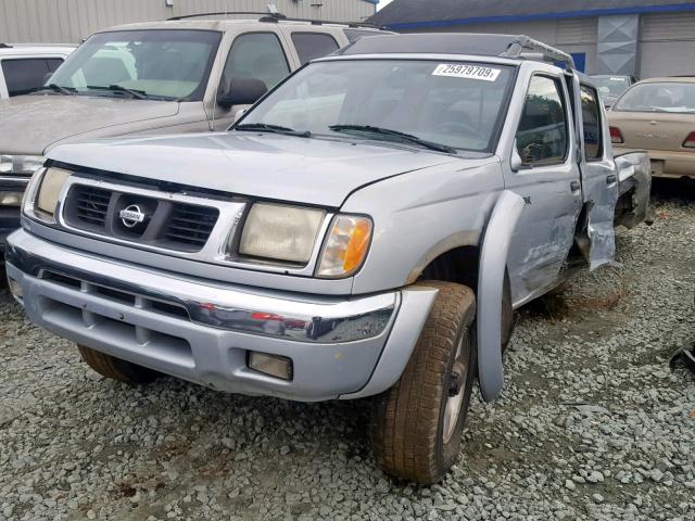 1N6ED27Y7YC355675 - 2000 NISSAN FRONTIER C GRAY photo 2