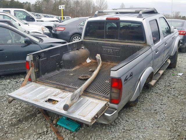 1N6ED27Y7YC355675 - 2000 NISSAN FRONTIER C GRAY photo 4