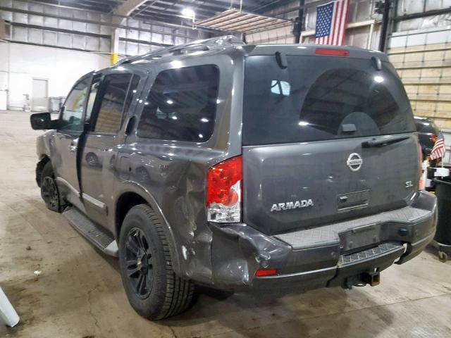 5N1AA0NC2BN605613 - 2011 NISSAN ARMADA SV SILVER photo 3