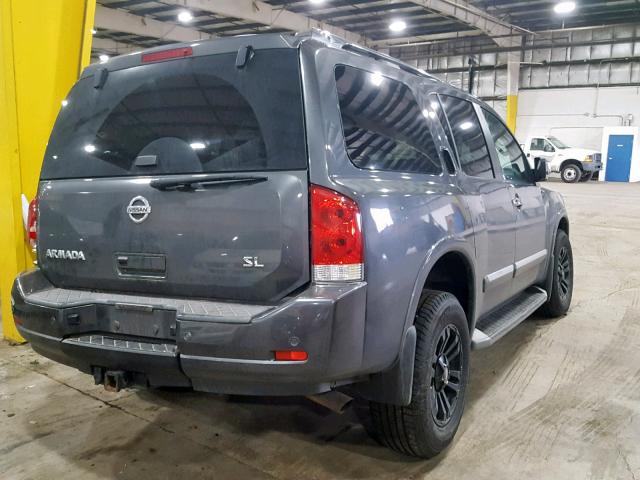 5N1AA0NC2BN605613 - 2011 NISSAN ARMADA SV SILVER photo 4