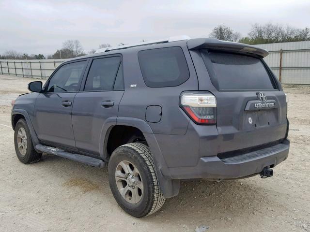 JTEZU5JR6G5143324 - 2016 TOYOTA 4RUNNER SR CHARCOAL photo 3