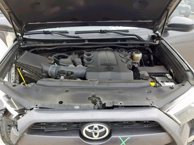 JTEZU5JR6G5143324 - 2016 TOYOTA 4RUNNER SR CHARCOAL photo 7