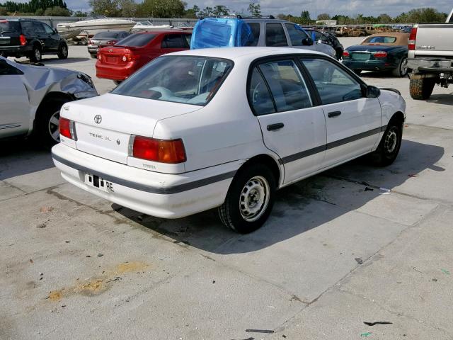 JT2EL43T1P0371035 - 1993 TOYOTA TERCEL DX WHITE photo 4