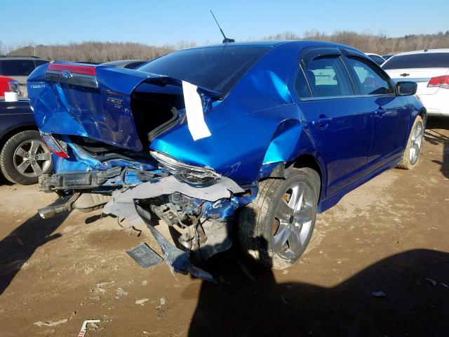 3FAHP0KC7BR260684 - 2011 FORD FUSION SPORT  photo 4