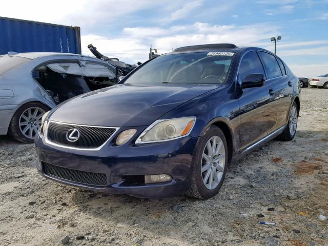 JTHBH96S165023635 - 2006 LEXUS GS GENERAT BLUE photo 2