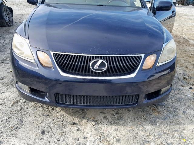 JTHBH96S165023635 - 2006 LEXUS GS GENERAT BLUE photo 9