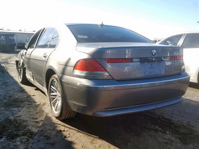 WBAGN63574DS55217 - 2004 BMW 745 LI SILVER photo 3