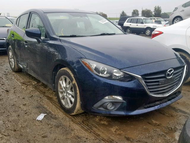 3MZBM1L77FM162724 - 2015 MAZDA 3 TOURING BLUE photo 1