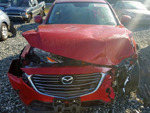 JM1DKFD77H0168008 - 2017 MAZDA CX-3 GRAND RED photo 9