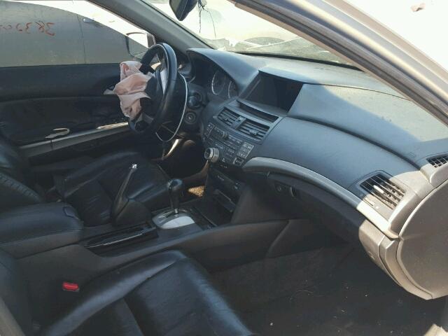 1HGCP26838A050416 - 2008 HONDA ACCORD EXL SILVER photo 5