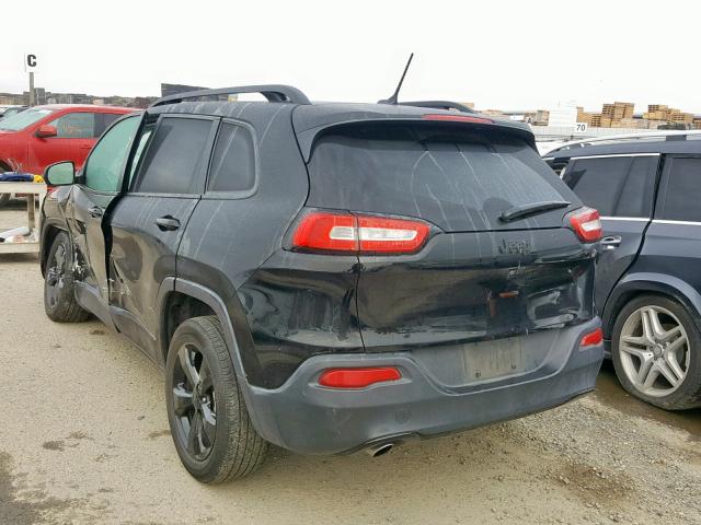 1C4PJLCB8JD543195 - 2018 JEEP CHEROKEE L BLACK photo 3