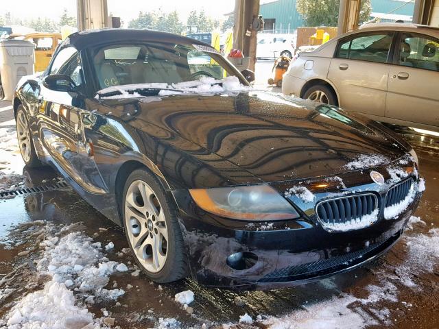 4USBT33463LS40392 - 2003 BMW Z4 2.5 BLACK photo 1