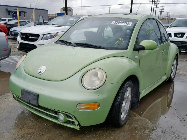 3VWCK21C32M434924 - 2002 VOLKSWAGEN NEW BEETLE Yaşıl foto 2