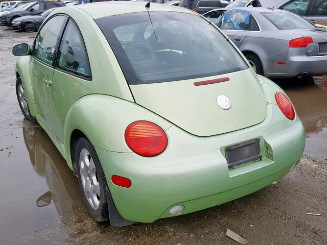 3VWCK21C32M434924 - 2002 VOLKSWAGEN NEW BEETLE Yaşıl foto 3