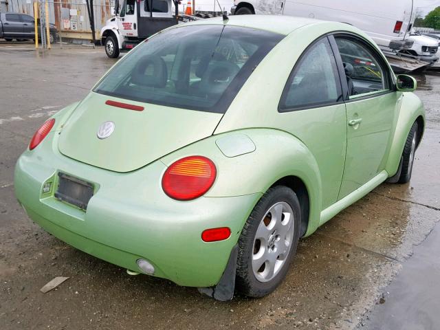 3VWCK21C32M434924 - 2002 VOLKSWAGEN NEW BEETLE Yaşıl foto 4