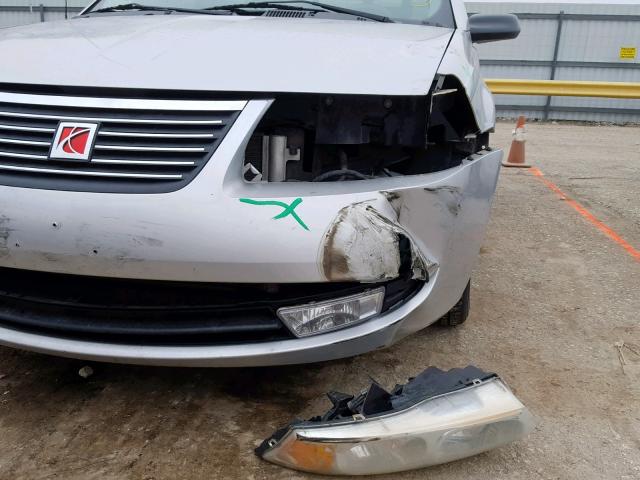 1G8AL55F66Z167483 - 2006 SATURN ION LEVEL SILVER photo 9