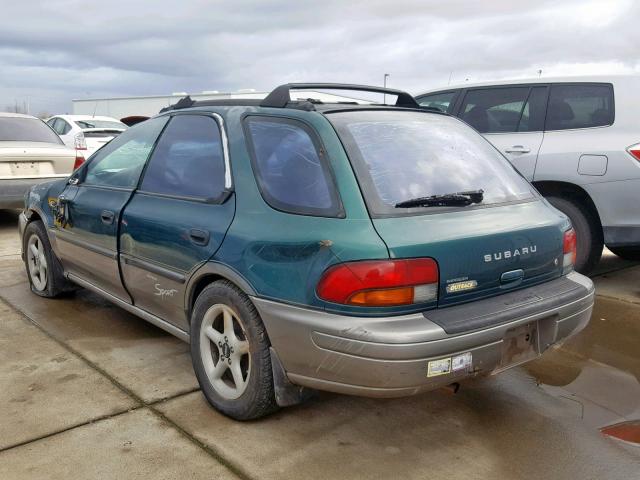 JF1GF4851VG821312 - 1997 SUBARU IMPREZA OU GREEN photo 3