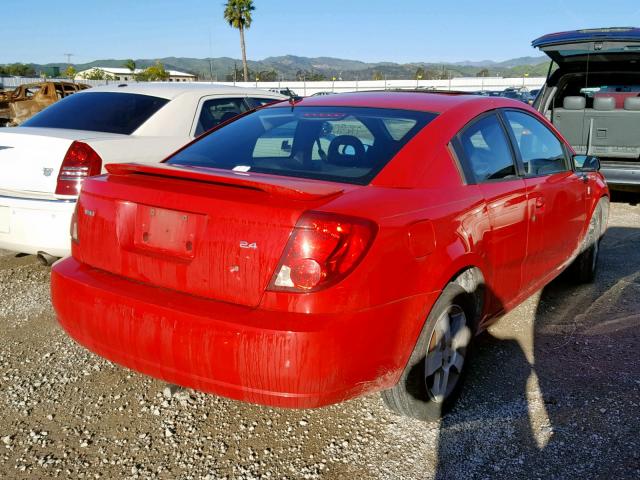 1G8AV15B56Z138315 - 2006 SATURN ION LEVEL RED photo 4