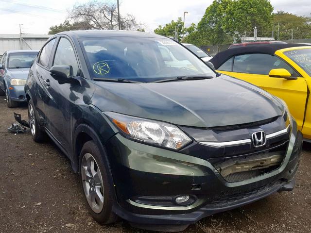 3CZRU5H53HM721327 - 2017 HONDA HR-V EX GREEN photo 1