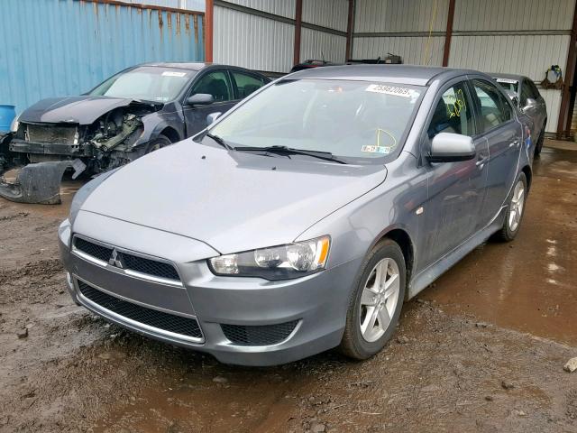 JA32V2FW7EU001128 - 2014 MITSUBISHI LANCER SE GRAY photo 2