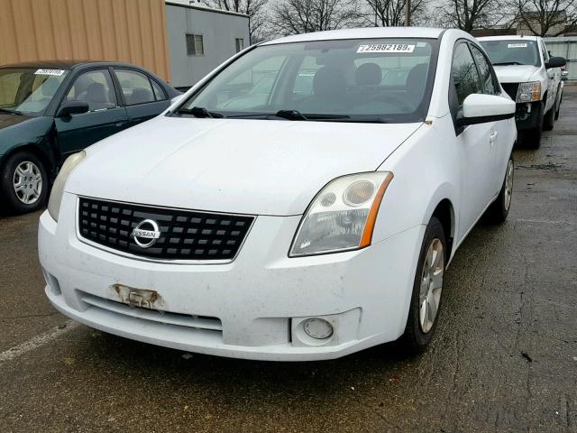 3N1AB61E78L702927 - 2008 NISSAN SENTRA 2.0 WHITE photo 2