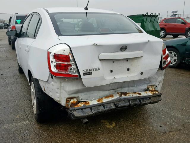 3N1AB61E78L702927 - 2008 NISSAN SENTRA 2.0 WHITE photo 3