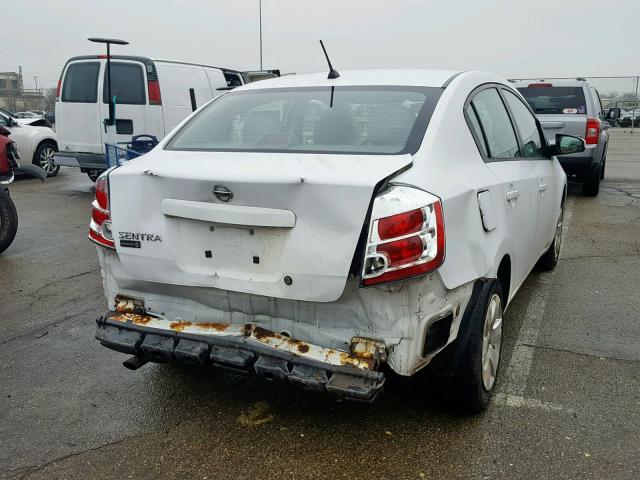 3N1AB61E78L702927 - 2008 NISSAN SENTRA 2.0 WHITE photo 4