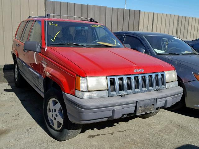 1J4GZ58YXRC336207 - 1994 JEEP GRAND CHER RED photo 1