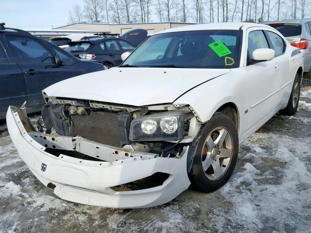 2B3CA3CV5AH285246 - 2010 DODGE CHARGER SX WHITE photo 2