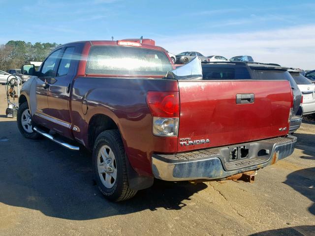 5TBBT54178S464730 - 2008 TOYOTA TUNDRA DOU MAROON photo 3