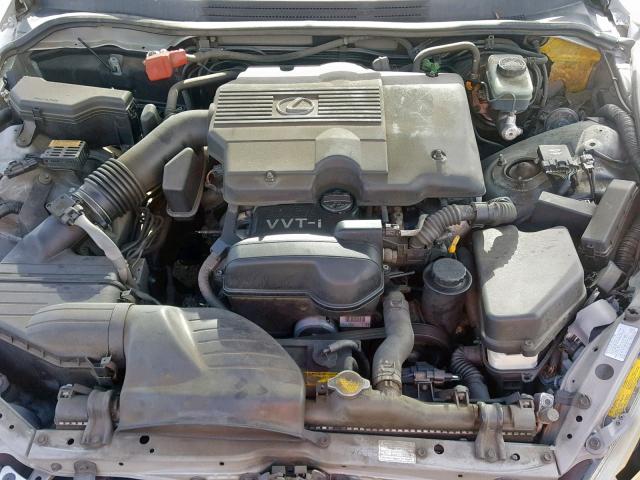 JTHBD182510027221 - 2001 LEXUS IS 300 SILVER photo 7