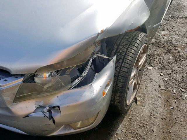 JTHBD182510027221 - 2001 LEXUS IS 300 SILVER photo 9