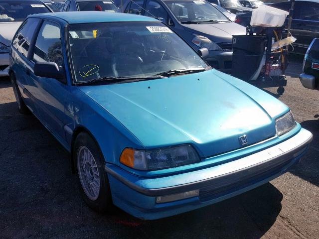 2HGED6457MH560331 - 1991 HONDA CIVIC DX TURQUOISE photo 1