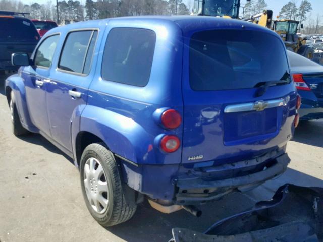 3GNDA13D36S620806 - 2006 CHEVROLET HHR LS BLUE photo 3