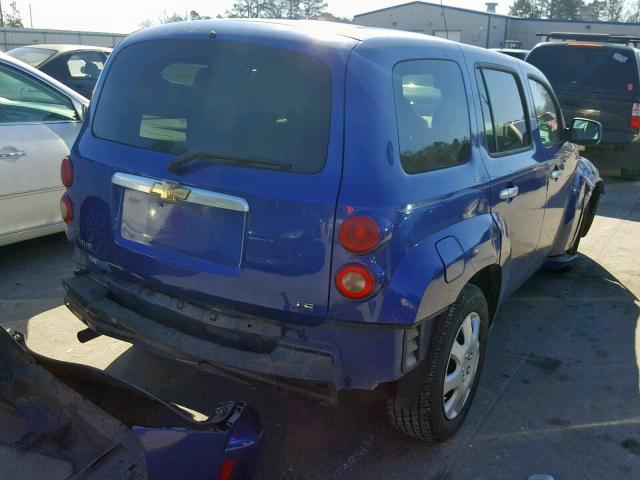 3GNDA13D36S620806 - 2006 CHEVROLET HHR LS BLUE photo 4