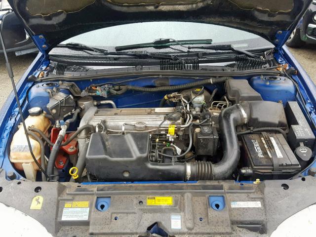 1G1JH52F437282742 - 2003 CHEVROLET CAVALIER L BLUE photo 7