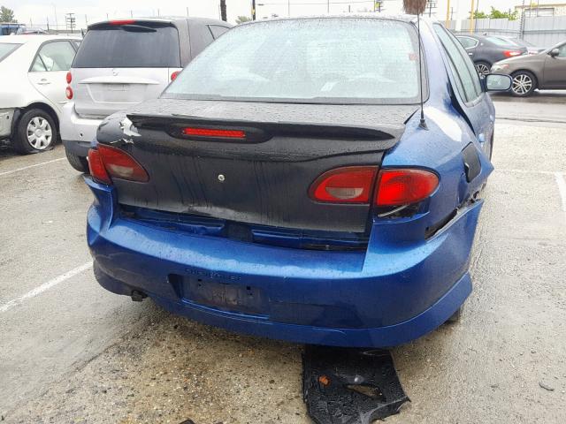 1G1JH52F437282742 - 2003 CHEVROLET CAVALIER L BLUE photo 9