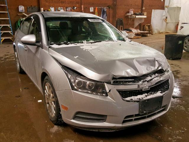 1G1PK5S98B7303032 - 2011 CHEVROLET CRUZE ECO SILVER photo 1