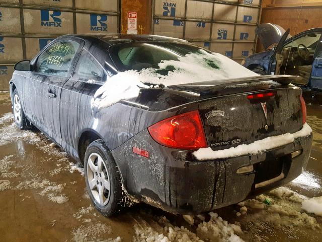1G2AS18H497241633 - 2009 PONTIAC G5 BLACK photo 3