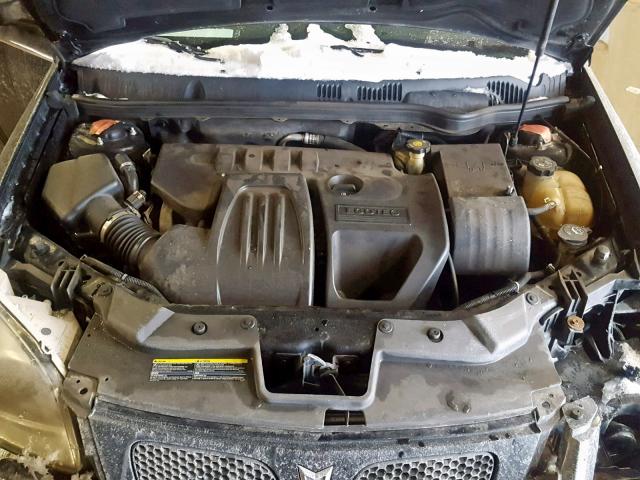 1G2AS18H497241633 - 2009 PONTIAC G5 BLACK photo 7